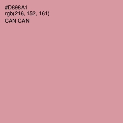 #D898A1 - Can Can Color Image